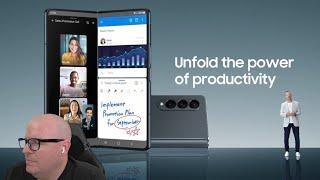 Galaxy Z Fold 4 Samsung Unpacked Watch Along