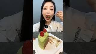 Съела за раз торт  MUKBANG ASMR cake  #asmr #eating #asmrmukbanger #асмр #корейка #mukbang