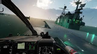 DCS: OH-58D Kiowa Warrior | Helicopter Carrier Landing | cr3puscul