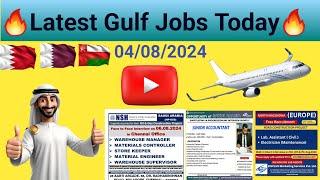 Latest free gulf jobs today, gulf job vacancy 2024 dubai jobs, gulf jobs August 2024, gulf interview