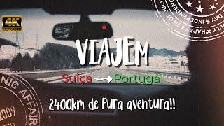 Viagem de carro -Suíça para Portugal - Férias 2021