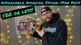 10 Affordable Amazing Spider-Man Keys - ASM Comic Books for $20 or less!