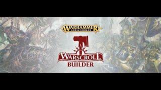 Warscroll builder tutorial SWEDISH