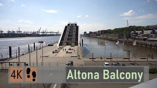 Walk in Hamburg-Altona  | 4K | Dockland, Ottensen and Altona Balcony