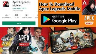 How To Download Apex Legends Mobile On Play Store | Apex Legends Mobile Download | HM RUSHER | Part1