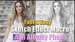 Fast & Easy Sketch Effect Part I: Creating Macro in Affinity Photo 2