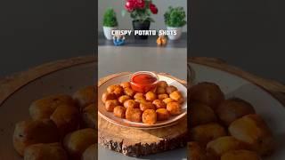 Trending recipe of cripsy potato shots #shorts #recipe #crispy #potato #snacks