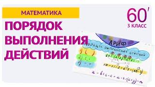 Порядок действий | Как научиться решать длинные примеры