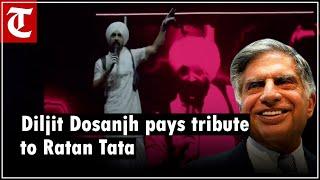 Diljit Dosanjh stops Germany concert midway to share life lessons from Ratan Tata