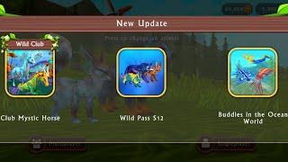 WildCraft new update Wild Pass S12| BUDDIES in the Ocean World And Mystic Skin Shark  more||