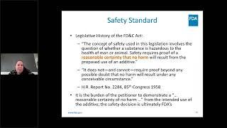 IAFNS: FDA Regulatory Review Process for Food Additives Including Low and No calorie Sweeteners