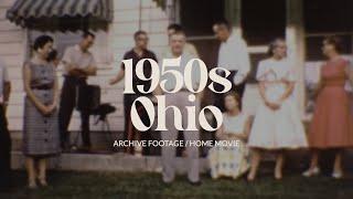 Archive footage of family scenes in Ohio in the 1950s |  home movie 8mm film