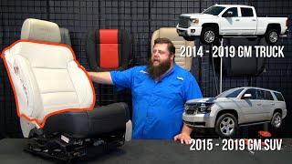 Chevrolet | GMC (2014 - 2019) Top Seat Cover Replacement - Part 2 - (Top Cover Install)