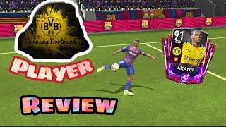 BUNDESLIGA RIVALS AKANJI FULL PLAYER REVIEW FIFA MOBILE 20 !!! The Best Dortmund CB ???