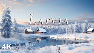 FLYING OVER LATVIA 4K - Relaxing Music Along With Beautiful Nature Videos - Nature 4K Video UltraHD