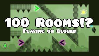 100 ROOM PLATFORMER DEMON!? (playing on globed!)