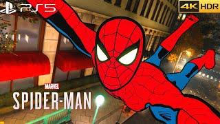 Spider-Man animated comic book suit gameplay [4k60fps, Ps5] @mythflick