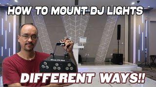 DIFFERENT WAYS  TO MOUNT YOUR  WASH FX AND OTHER LIGHTS