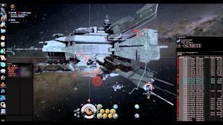 Eve Online - Dread guristas fleet staging point - Final stage (Ragnarok) #1