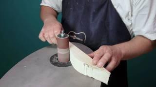 Oscillating spindle sander demonstration