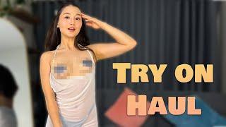 [4K TRY ON HAUL] Stylish Outfits & Fun Looks with Kira | Fashion Try-On Haul