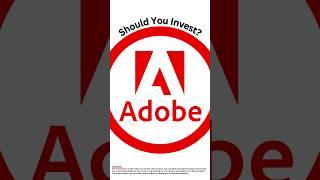 Should you buy Adobe stock?  #shorts #stocks #growthshares #adbe #adobe