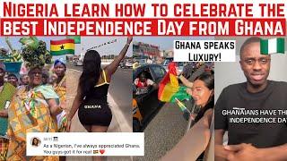 GHANA INDEPENDENCE DAY CELEBRATIONS SPEAKS LUXURY! NIGERIA LEARN THIS FROM GHANA