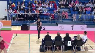 TWIRLING GERMANY Leon Heine 2 Batons Junior Men Level B European Cup 2018