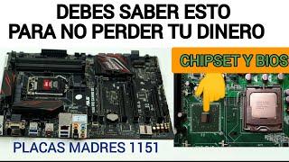 debes saber de placas madres socket LGA 1151 para no perder dinero en periféricos no compatibles !