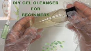 HOW TO MAKE HYDRATING GEL CLEANSER WITH BOTANICAL FOR BEGINNERS AT HOME