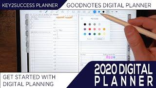 2020 Digital Planning with GoodNotes Planner | #key2success planner