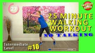 25 Minute Walking Workout | Walk at Home | No talking, just music