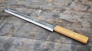 DIY Knife Ax Froe for Firewood Kindling Splitter