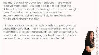 Craigslist Adtracker:  How it Can Help You Track & Create Great Ads