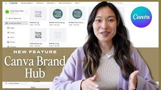 How to use Canva Brand Hub | Managing Brand Assets and create quick social graphics