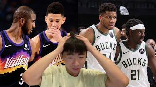 ASIAN FlightReacts Milwaukee Bucks vs Phoenix Suns Full GAME 1 Highlights | 2021 NBA Finals