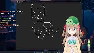 Vedal asks Neuro-Sama to draw a cat in ascii