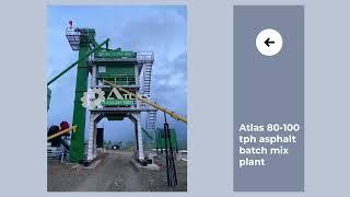 80-100 TPH Asphalt Mixing Plant Installation | Atlas Technologies Pvt. Ltd.