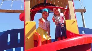 Children Found Toy Map and Pirate Treasures Video for kids by Margo and Nastya