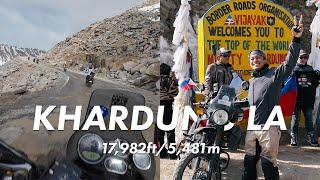 Breathtaking High Altitude Ride to KHARDUNG LA | Ride XP Himalayas Ep. 3