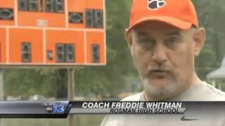 Rosman High School Football Field Sinkhole