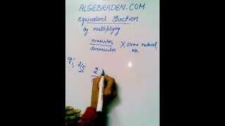 Find Equivalent Fraction by Multiplication Method