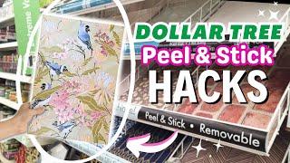 5 Creative Dollar Tree DIYs Using Peel and Stick Wallpaper