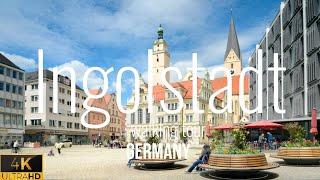 Ingolstadt, Germany  Walking Tour 2023 | 4K 60fps HDR |