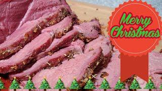 Inexpensive Christmas Dinner Option| How to Smoke a Sirloin Tip Roast| #ChristmasDinner