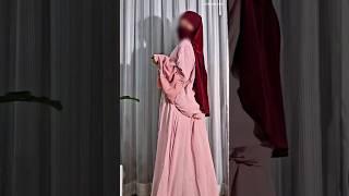  Hijab styles in red!  #abaya #hijab #tryon2025 #twerking