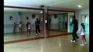 Calvin Chong  teaching kids dance