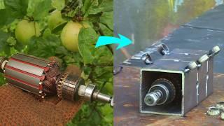 A new life for an old electric motor armature