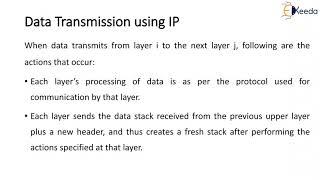 Internet Connectivity and Internet Based Communication | Network and Communication Aspects | IoT