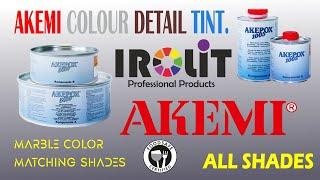 Epoxy Color for Akemi 5010 , 1005 , full information | Irolit Color range information and process .